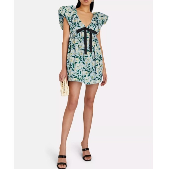 NWT Agua Bendita Horizonte Celeste Mini Dress M - Picture 4 of 5